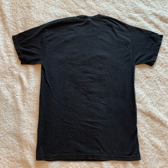 Vintage Black Graphic T-shirt Destroy Size S - Picture 7 of 7